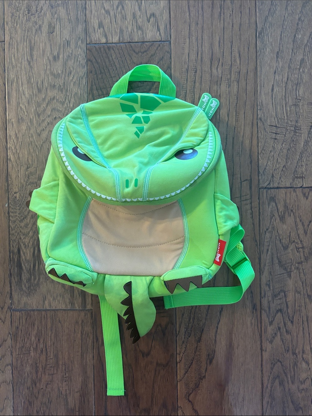 Nohoo Neon Green Kids Backpack